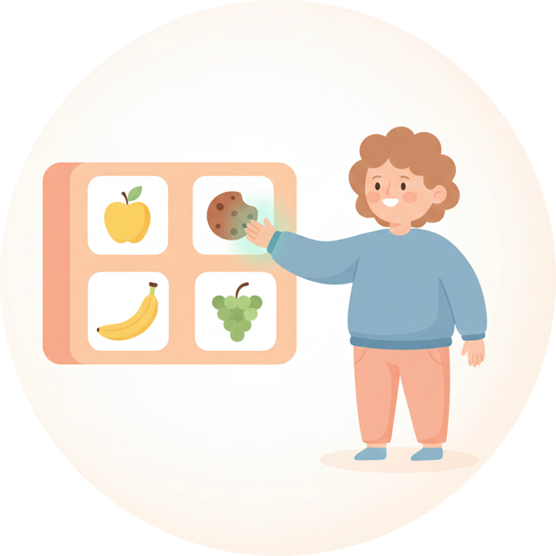 Choice Boards for AAC illustration